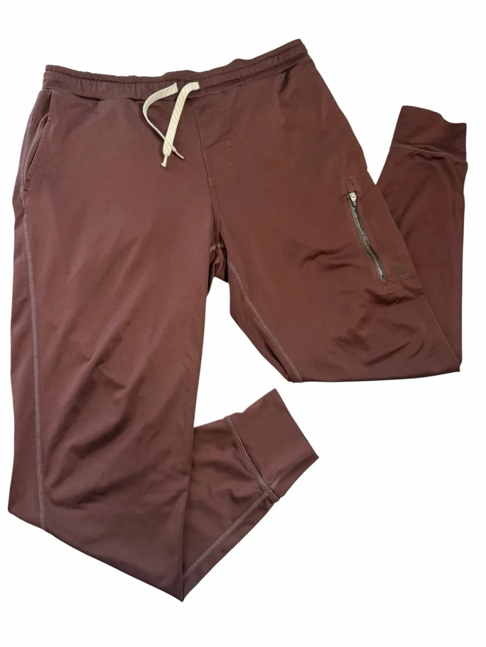 Vuori Men's Sunday Performance Jogger Sweatpants Brown small